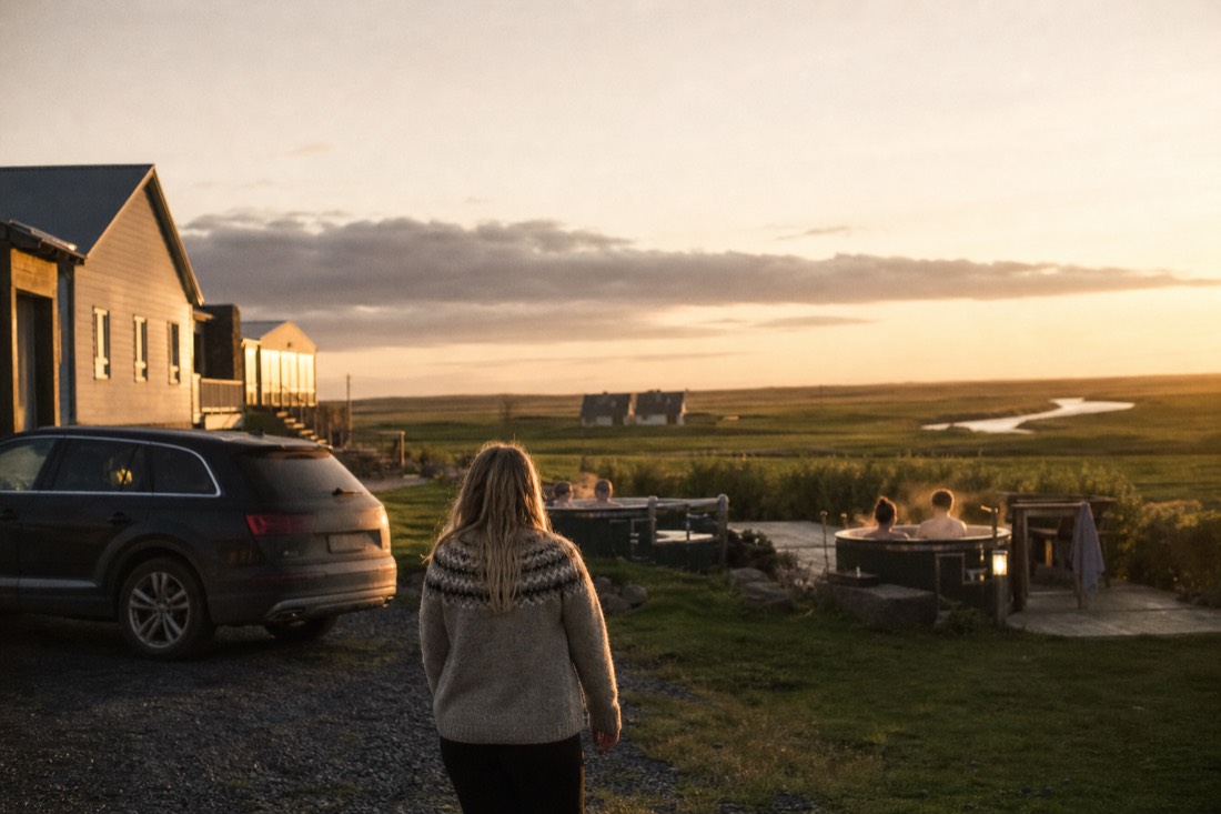 Countryside hotel near Selfoss, the base for pairing the Golden Circle with the South Coast